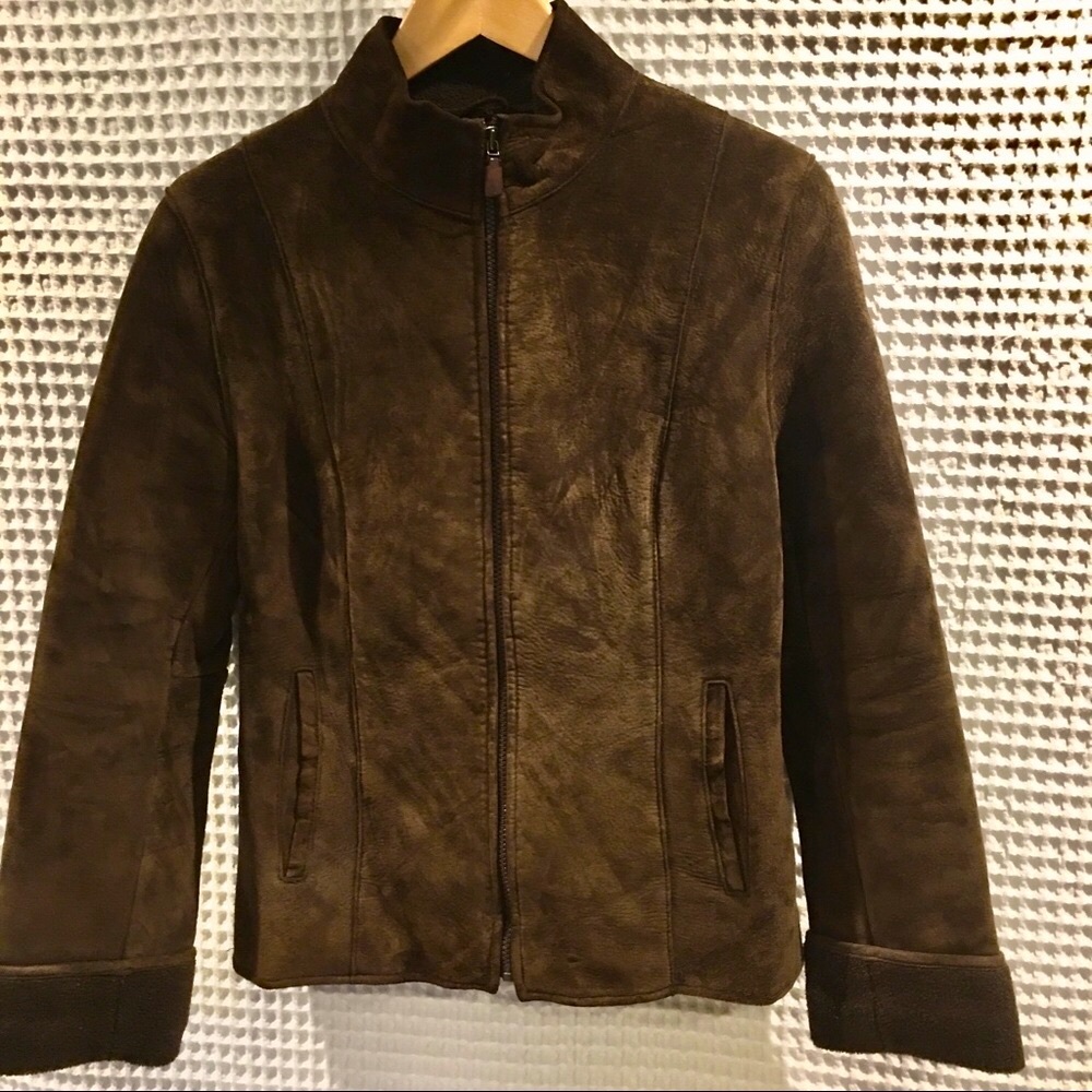 Kenneth Cole suede leather jacket